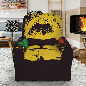 Grunge Rasta Lion Print Recliner Slipcover