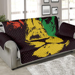 Grunge Rasta Lion Print Sofa Protector