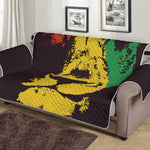 Grunge Rasta Lion Print Sofa Protector