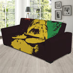 Grunge Rasta Lion Print Sofa Slipcover