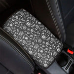 Grunge Rock And Roll Pattern Print Car Center Console Cover