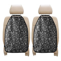 Grunge Rock And Roll Pattern Print Car Seat Organizers
