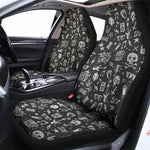 Grunge Rock And Roll Pattern Print Universal Fit Car Seat Covers