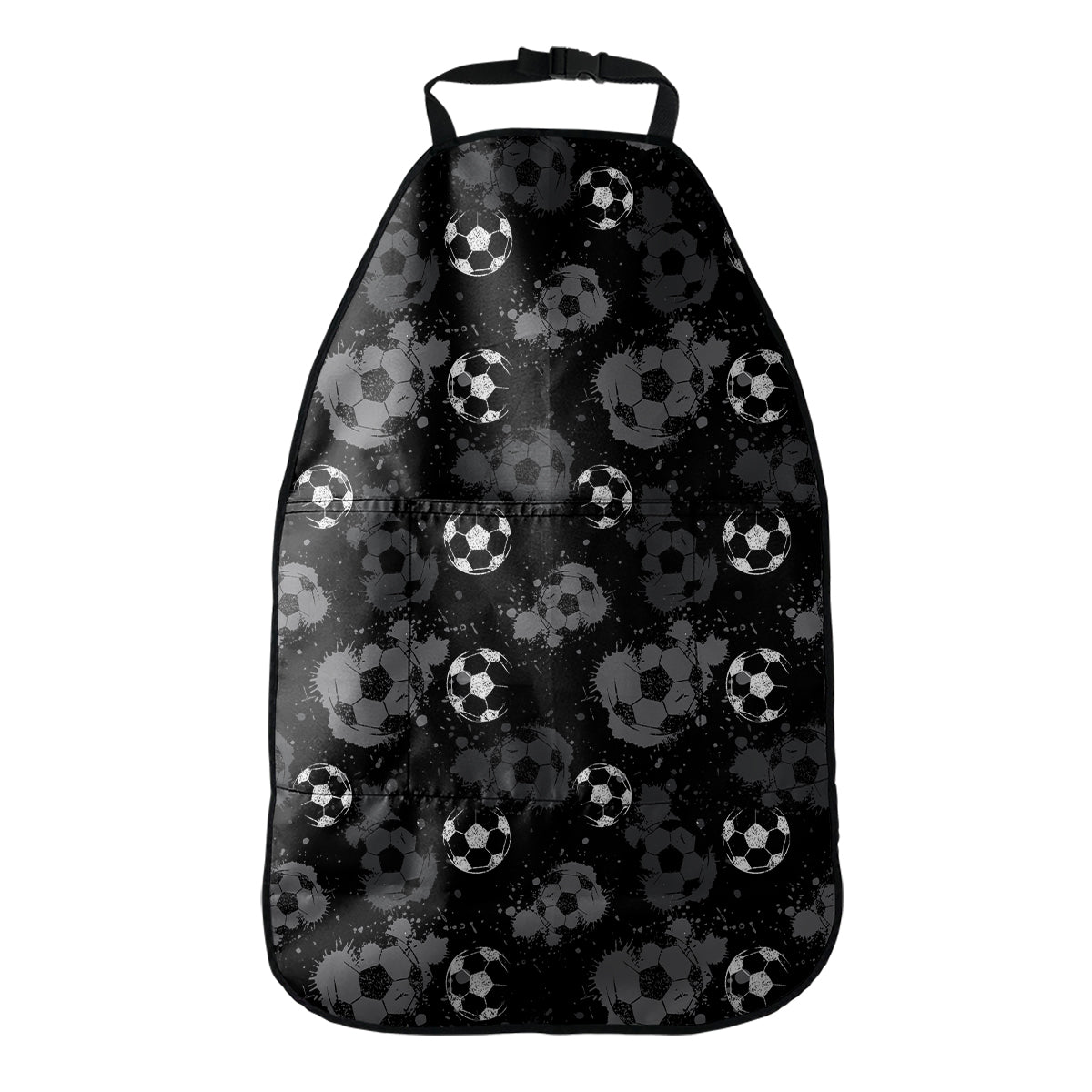 Grunge Soccer Ball Pattern Print Car Seat Organizers