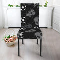 Grunge Soccer Ball Pattern Print Dining Chair Slipcover