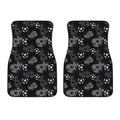 Grunge Soccer Ball Pattern Print Front Car Floor Mats