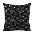 Grunge Soccer Ball Pattern Print Pillow Cover