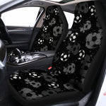 Grunge Soccer Ball Pattern Print Universal Fit Car Seat Covers
