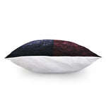 Grunge Texas Flag Print Pillow Cover