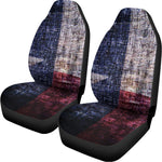 Grunge Texas Flag Print Universal Fit Car Seat Covers