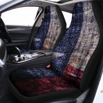 Grunge Texas Flag Print Universal Fit Car Seat Covers