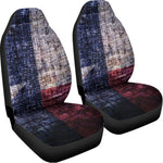 Grunge Texas Flag Print Universal Fit Car Seat Covers