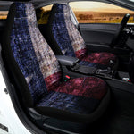 Grunge Texas Flag Print Universal Fit Car Seat Covers