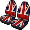 Grunge Union Jack British Flag Print Universal Fit Car Seat Covers GearFrost