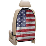 Grunge USA Flag Print Car Seat Organizers