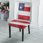 Grunge USA Flag Print Dining Chair Slipcover