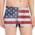 Grunge USA Flag Print Men's Boxer Briefs