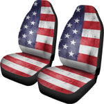 Grunge USA Flag Print Universal Fit Car Seat Covers