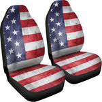 Grunge USA Flag Print Universal Fit Car Seat Covers