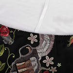 Guns And Flowers Pattern Print Sofa Cover
