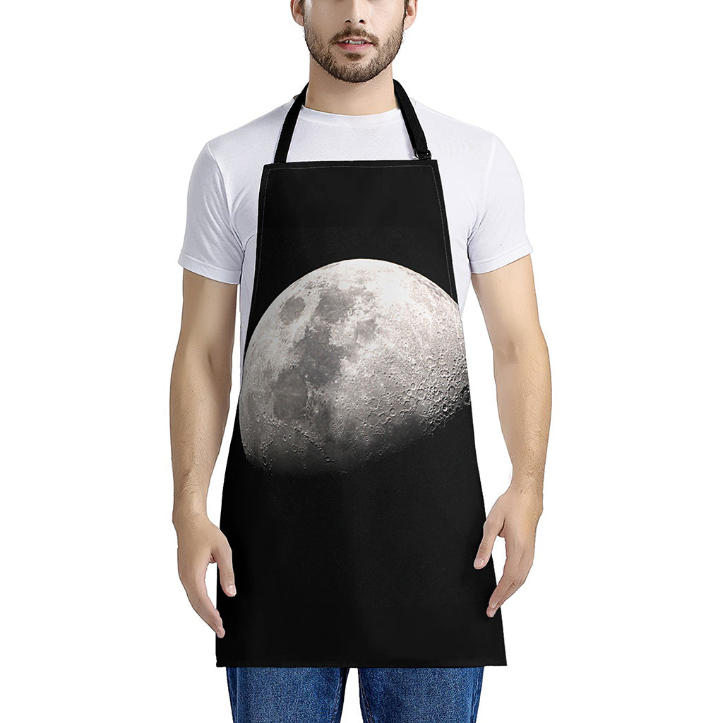 Half Moon Print Apron