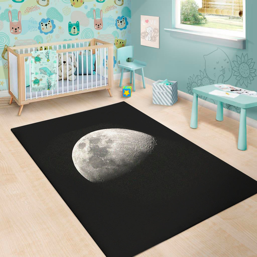 Half Moon Print Area Rug