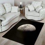 Half Moon Print Area Rug