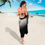 Half Moon Print Beach Sarong Wrap
