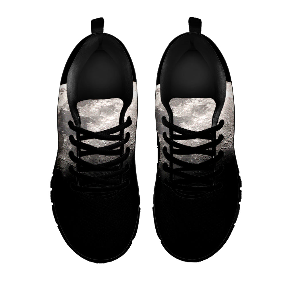 Half Moon Print Black Sneakers