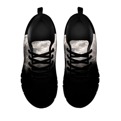 Half Moon Print Black Sneakers