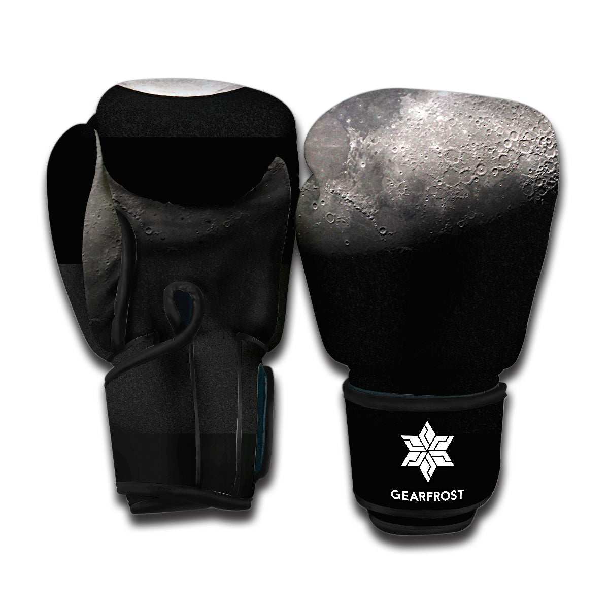 Half Moon Print Boxing Gloves