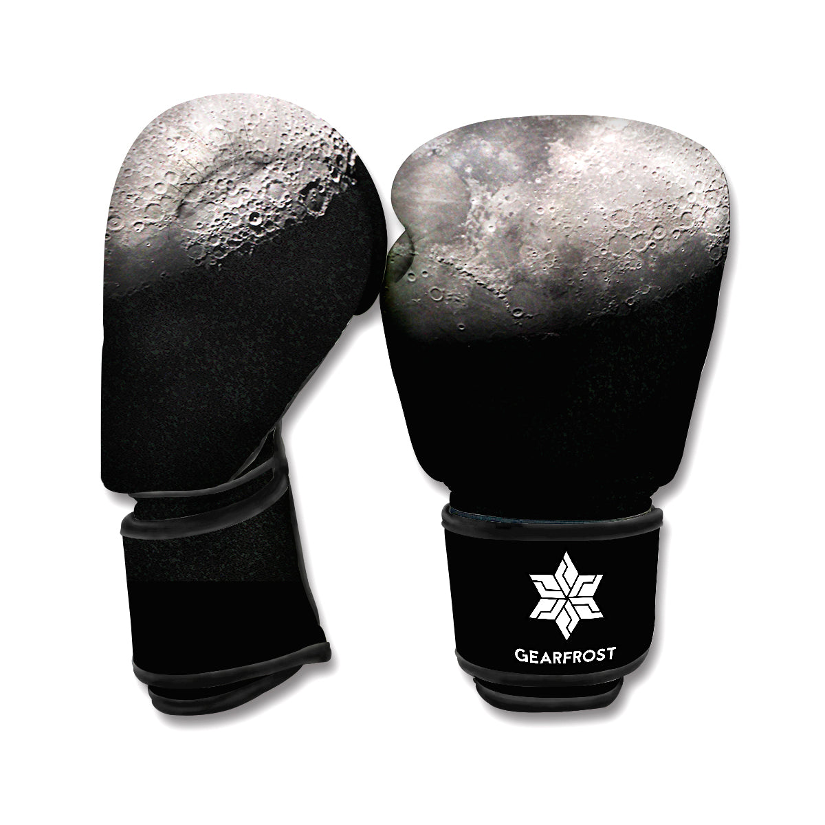 Half Moon Print Boxing Gloves