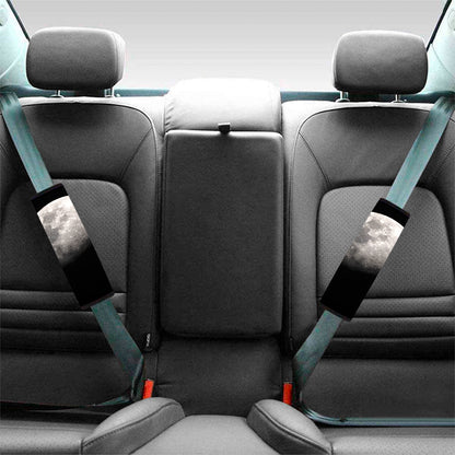 Half Moon Print Car Seat Belt Covers