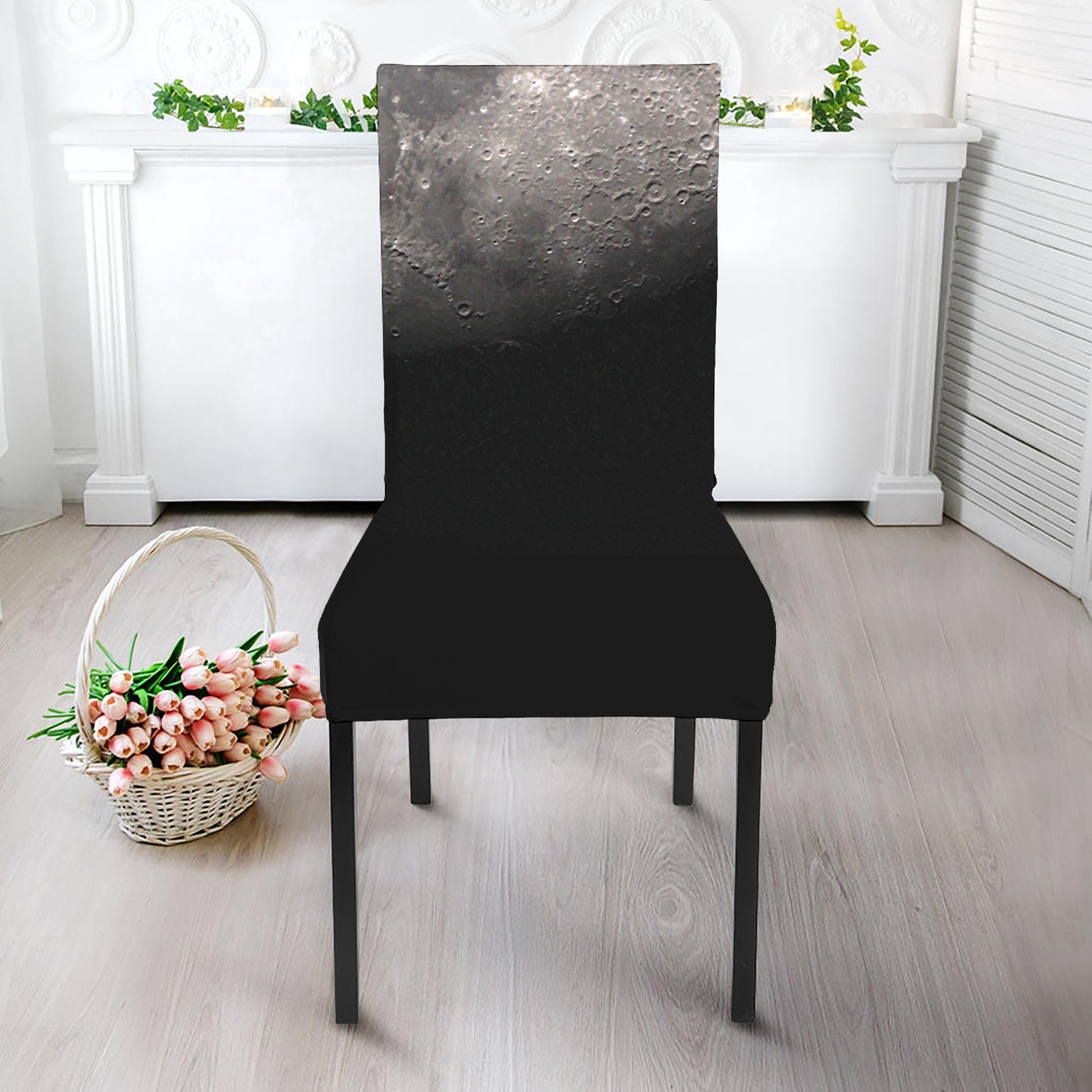 Half Moon Print Dining Chair Slipcover