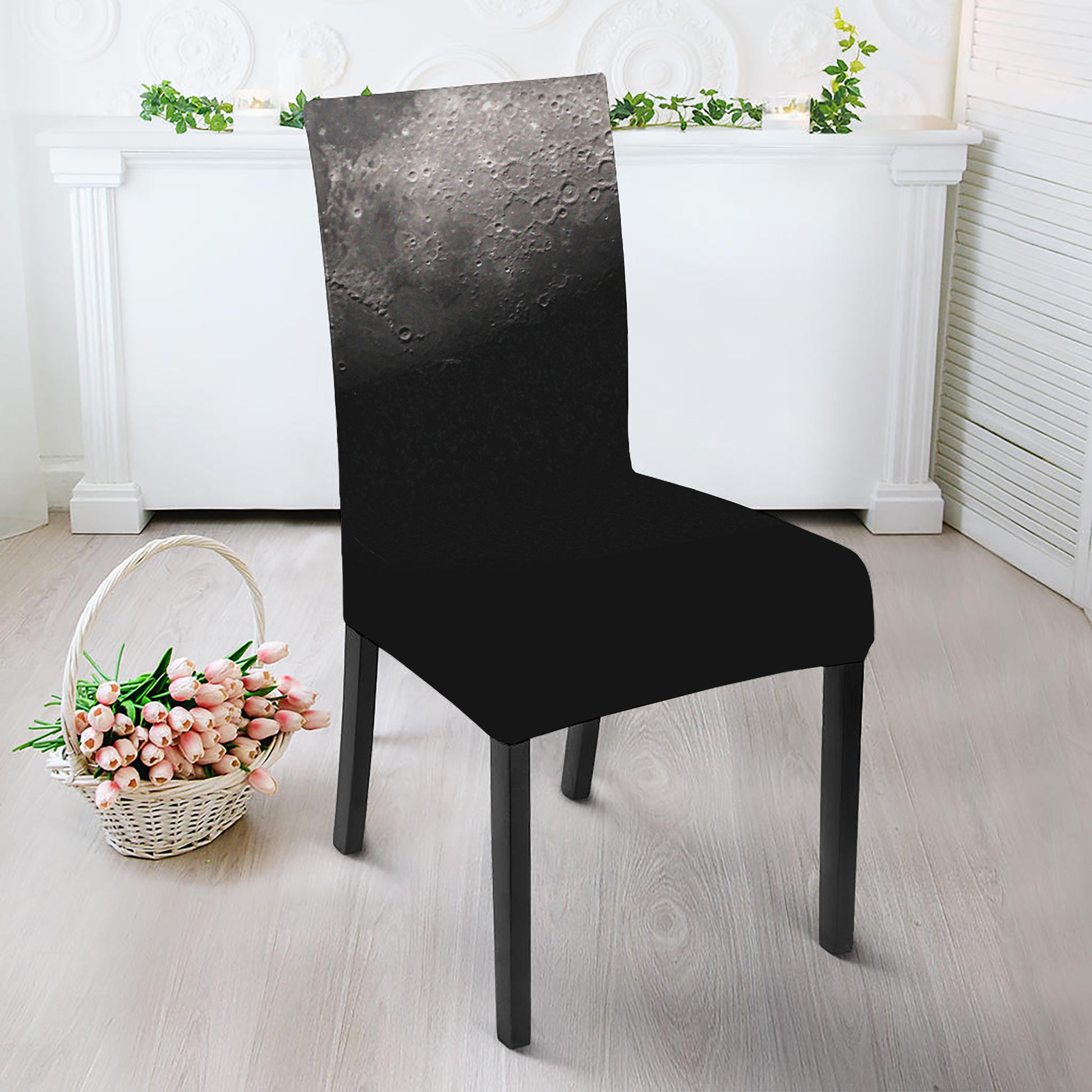 Half Moon Print Dining Chair Slipcover