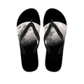 Half Moon Print Flip Flops