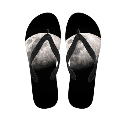 Half Moon Print Flip Flops