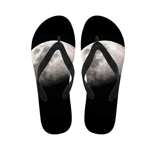 Half Moon Print Flip Flops
