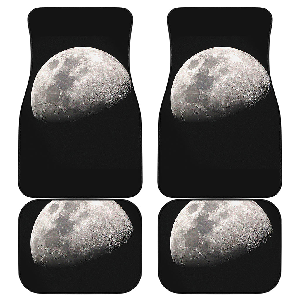 Half Moon Print Front and Back Car Floor Mats