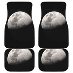 Half Moon Print Front and Back Car Floor Mats