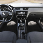 Half Moon Print Front and Back Car Floor Mats