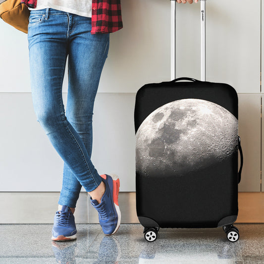 Half Moon Print Luggage Cover