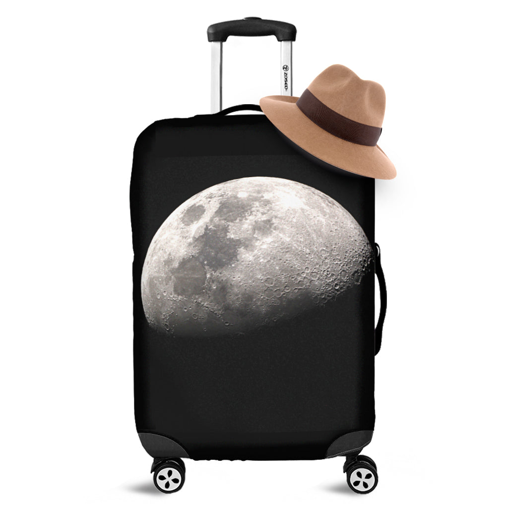 Half Moon Print Luggage Cover