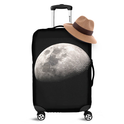 Half Moon Print Luggage Cover