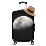 Half Moon Print Luggage Cover