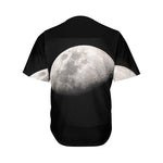 Half Moon Print Men's Baseball Jersey