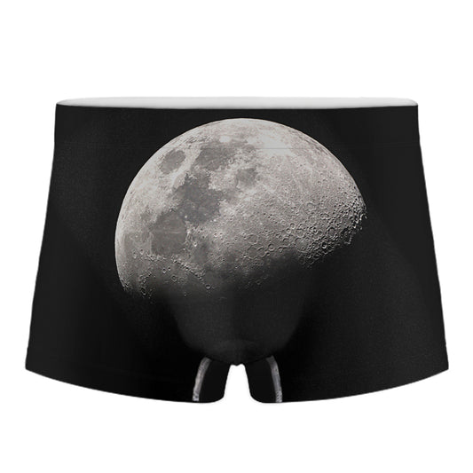 Half Moon Print Men's Boxer Briefs