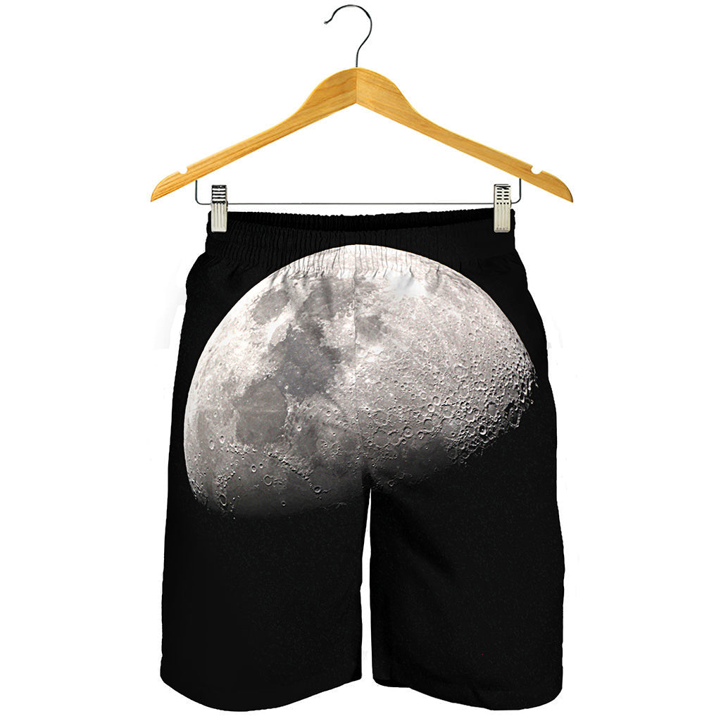 Half Moon Print Men's Shorts