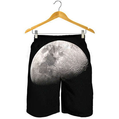Half Moon Print Men's Shorts