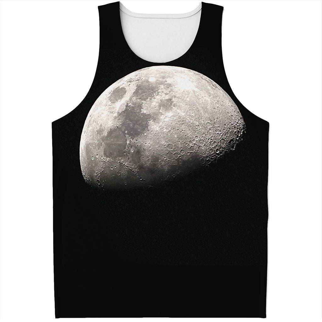 Half Moon Print Men's Tank Top
